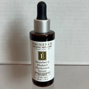 Eminence Organics Strawberry Rhubarb Hyaluronic Serum 1oz New without box